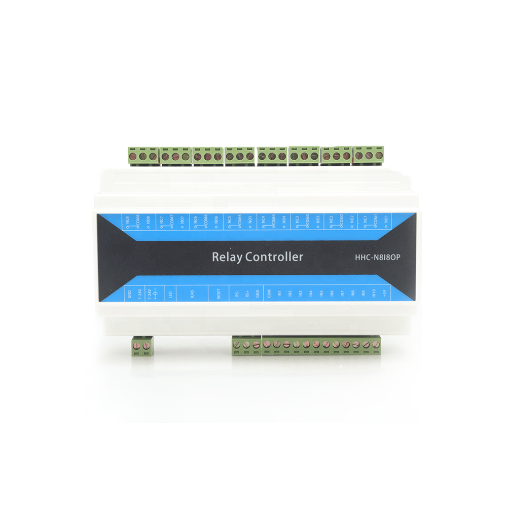 HHC-N8I8OP – Moduł I/O Ethernet z bramką Modbus TCP / RTU