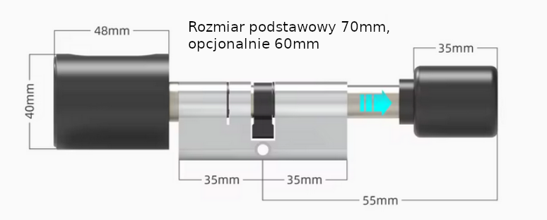 Tuya Smart zamek do drzwi dotyk aktywacja palcem Smart Lock - obrazek 5